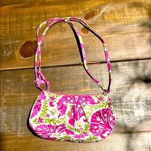 Vera Bradley White Floral Crossbody Bag